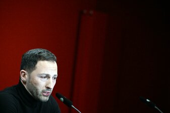 Domenico Tedesco wurde im Februar zum belgischen Nationaltrainer ernannt. Domenico Tedesco wurde im Februar zum belgischen Nationaltrainer ernannt.