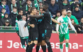 Hoffenheim holte sich im Kampf um den Klassenerhalt wichtige drei Punkte. Hoffenheim holte sich im Kampf um den Klassenerhalt wichtige drei Punkte.