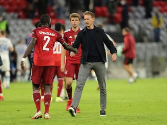 Upamecano über Nagelsmann-Entlassung: "Er hat mir leidgetan" Upamecano über Nagelsmann-Entlassung: "Er hat mir leidgetan"