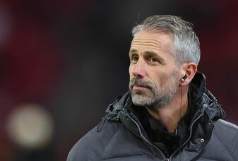 Leipzigs Trainer Marco Rose brauchte nach dem Spiel gegen den BVB ein Wechselshirt. Leipzigs Trainer Marco Rose brauchte nach dem Spiel gegen den BVB ein Wechselshirt.