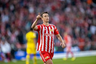 Union Berlins Janik Haberer freut sich auf die «große Aufgabe» Borussia Dortmund. Union Berlins Janik Haberer freut sich auf die «große Aufgabe» Borussia Dortmund.
