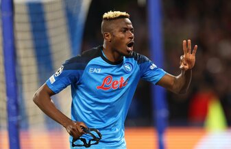 Wird Neapel im Hinspiel gegen AC Mailand fehlen: Victor Osimhen. Wird Neapel im Hinspiel gegen AC Mailand fehlen: Victor Osimhen.