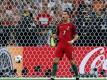 Diesmal konnte Cristiano Ronaldo seinen Elfmeter ins Tor setzen. Foto: Tolga Bozoglu
<br>dpa-infocom GmbH