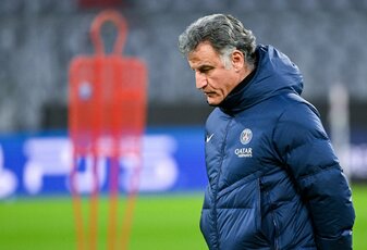 Gegen den Trainer Christophe Galtier gibt es Rassismus-Vorwürfe. Gegen den Trainer Christophe Galtier gibt es Rassismus-Vorwürfe.