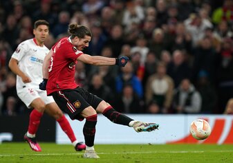 Mit seinem schnellen Doppelpack brachte er Manchester United in Führung: Marcel Sabitzer. Mit seinem schnellen Doppelpack brachte er Manchester United in Führung: Marcel Sabitzer.