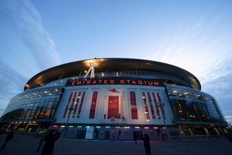 Das Emirates Stadium in London. Das Emirates Stadium in London.