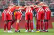 Der 1. FC Union Berlin auf dem Platz.