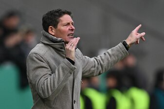 Der Cheftrainer des Fußball-Bundesligisten Eintracht Frankfurt: Oliver Glasner. Der Cheftrainer des Fußball-Bundesligisten Eintracht Frankfurt: Oliver Glasner.