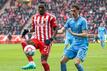 Sheraldo Becker (l) und Union Berlin ließen im Kampf um die Champions-League-Teilnahme wichtige Punkte liegen.