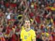 Zlatan Ibrahimovic lässt die Muskeln spielen (Quelle: SID-IMAGES/AFP)