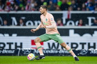 Niklas Stark spielt mit Werder Bremen gegen den Abstieg. Niklas Stark spielt mit Werder Bremen gegen den Abstieg.