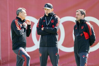 Arbeiten schon viele Jahre zusammen: Arno Michels (l-r), Thomas Tuchel und Zslot Loew. Arbeiten schon viele Jahre zusammen: Arno Michels (l-r), Thomas Tuchel und Zslot Loew.