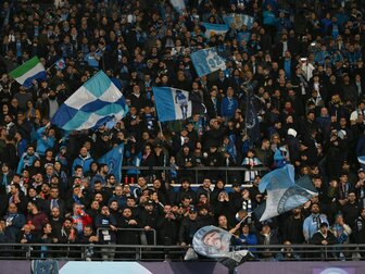 Neapel-Tifosi in Scudetto-Vorfreude Neapel-Tifosi in Scudetto-Vorfreude