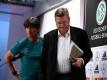 Grindel (r.) will Löws Vertrag verlängern (Quelle: SID-IMAGES)