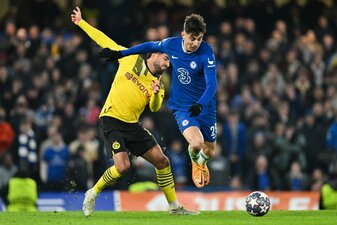 Kai Havertz (r) spielt in der Premier League für den FC Chelsea. Kai Havertz (r) spielt in der Premier League für den FC Chelsea.