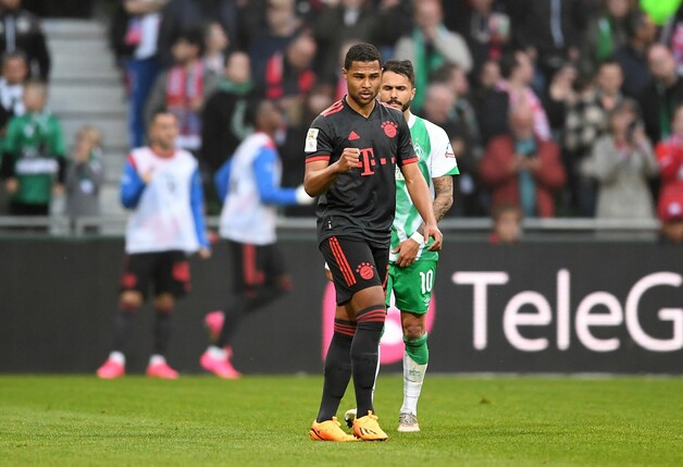 Bekam nach dem Bayern-Sieg in Bremen ein Extra-Lob: Serge Gnabry.