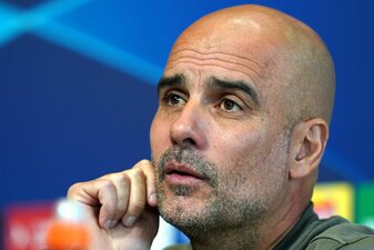 Pep Guardiola äußerte sich vor dem Rückspiel gegen Real Madrid zurückhaltend. Pep Guardiola äußerte sich vor dem Rückspiel gegen Real Madrid zurückhaltend.