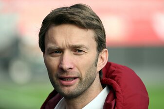 Sportchef Simon Rolfes geht zuversichtlich mit Bayer Leverkusen ins Halbfinal-Rückspiel der Europa League gegen AS Rom. Sportchef Simon Rolfes geht zuversichtlich mit Bayer Leverkusen ins Halbfinal-Rückspiel der Europa League gegen AS Rom.