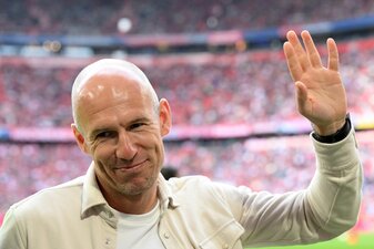 Arjen Robben geht vom Titelgewinn der Bayern in der Bundesliga aus. Arjen Robben geht vom Titelgewinn der Bayern in der Bundesliga aus.