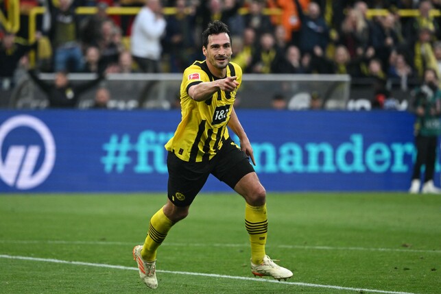 Hummels bleibt ein weiteres Jahr in Dortmund. Foto: Ina Fassbender/AFP via Getty Images