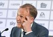 Der DFL-Aufsichtsratsvorsitzende Hans-Joachim Watzke spricht nach der DFL-Mitgliederversammlung über die Ablehnung.