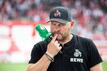 Kölns Trainer Steffen Baumgart ist mit vielen Fragen der Journalisten nicht immer einverstanden.