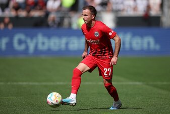 Götze spielt seit Sommer 2022 bei der Eintracht. Foto: Alex Grimm/Getty Images Götze spielt seit Sommer 2022 bei der Eintracht. Foto: Alex Grimm/Getty Images