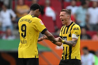 Der BVB steht vor dem 34. Spieltag auf Tabellenplatz 1. Foto: Christof Stache/AFP via Getty Images Der BVB steht vor dem 34. Spieltag auf Tabellenplatz 1. Foto: Christof Stache/AFP via Getty Images