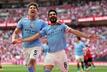 Nationalspieler Ilkay Gündogan (r) sorgte mit zwei Toren im Finale für den FC-Cup-Sieg von Manchester City.