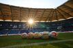 Das Volksparkstadion in Hamburg vor dem Relegationsspiel gegen den VfB Stuttgart.