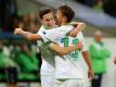 Draxler (l.) und Kruse (r.) sollen in Wolfsburg bleiben (Quelle: PIXATHLON/SID-IMAGES)