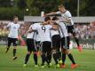 Das U19-Team besiegte Österreich mit 3:0. Foto: Uli Deck
