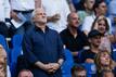 DFB-Sportdirektor Rudi Völler steht vor dem Spiel auf der Tribüne.