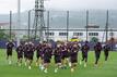Das U21-Team beim Training.