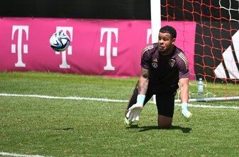 Steht beim EM-Auftakt der U21 im deutschen Tor: Noah Atubolu.