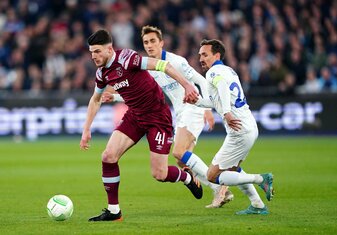 Rice steht vor einem Wechsel zum FC Arsenal. Rice steht vor einem Wechsel zum FC Arsenal.