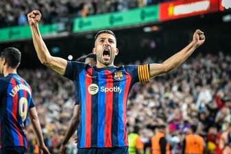 Könnte der nächste Spieler sein, der nach Miami wechselt: Jordi Alba vom FC Barcelona. Könnte der nächste Spieler sein, der nach Miami wechselt: Jordi Alba vom FC Barcelona.