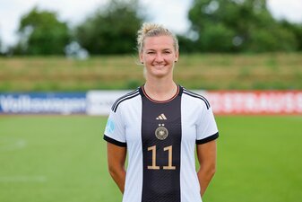 Starspielerin der DFB-Frauen: Alexandra Popp. Starspielerin der DFB-Frauen: Alexandra Popp.