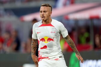 Angelino steht vor einem Abgang aus Leipzig. Foto: Alexander Hassenstein/Getty Images Angelino steht vor einem Abgang aus Leipzig. Foto: Alexander Hassenstein/Getty Images