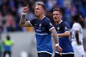 Topscorer: Tietz schoss Darmstadt in die Erstklassigkeit. Foto: Alex Grimm/Getty Images Topscorer: Tietz schoss Darmstadt in die Erstklassigkeit. Foto: Alex Grimm/Getty Images