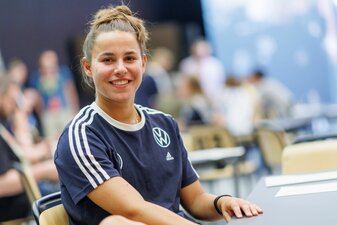 Mittelfedlspielerin Lena Oberdorf ist eine der deutschen Hoffnungen für die Frauenfußball-WM.