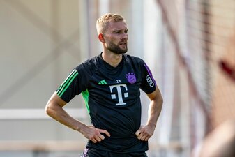 Konrad Laimer kam ablösefrei aus Leipzig zu den Bayern. Konrad Laimer kam ablösefrei aus Leipzig zu den Bayern.