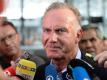 Karl-Heinz Rummenigge ist verärgert über die Vermarktung der Nationalmannschaft. Foto: Andreas Gebert