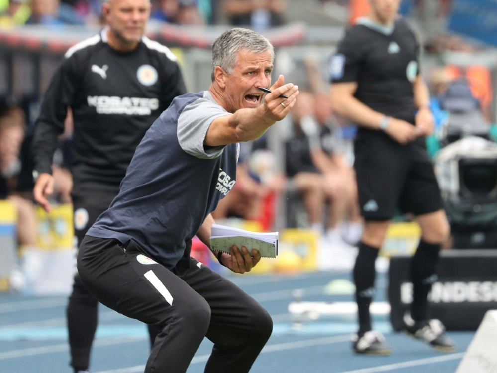 0:1 gegen Kiel: Neu-Trainer Härtel ohne Tor und Punkt