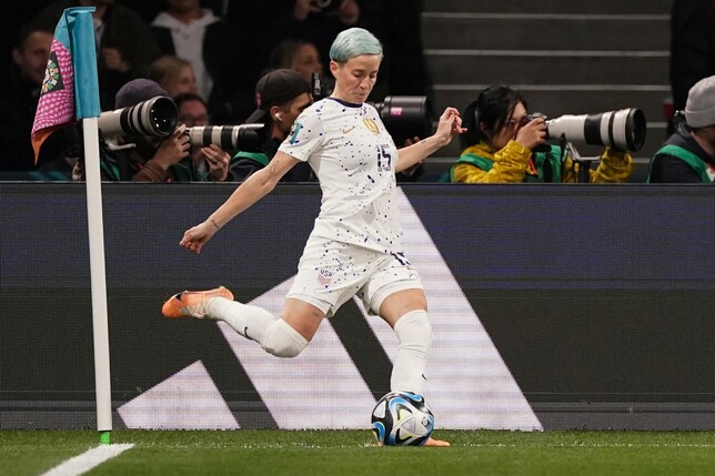Megan Rapinoe und das US-Team sind bei der WM ausgeschieden.