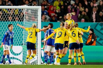 Schwedens Fußballerinnen stehen im WM-Halbfinale. Schwedens Fußballerinnen stehen im WM-Halbfinale.