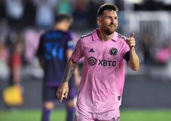 Lionel Messi spielt jetzt für Inter Miami. Lionel Messi spielt jetzt für Inter Miami.