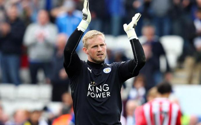 Torwart Kasper Schmeichel hat seinen Vertag bei Leicester City bis 2021 verlängert. Foto: Tim Keeton
<br>dpa-infocom GmbH