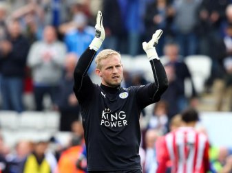 Torwart Kasper Schmeichel hat seinen Vertag bei Leicester City bis 2021 verlängert. Foto: Tim Keeton
<br>dpa-infocom GmbH Torwart Kasper Schmeichel hat seinen Vertag bei Leicester City bis 2021 verlängert. Foto: Tim Keeton
<br>dpa-infocom GmbH