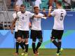 Gnabry konnte kurz vor Abpfiff den Ausgleich erzielen (Quelle: SID-IMAGES)
<br>© 2016 SID